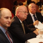 From left: Harry Turner, CEO, Global Microfinance Operations; Ambassador James Entwistle; Keith Flintham.