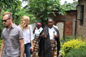 Myself with Elizabeth Gideon Kuandika, the head of the Arusha widows group.