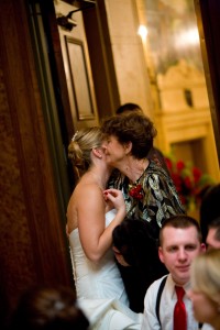 Kristen Doyle with her Grandma on her wedding day in January 2009.