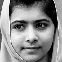 Malala Yousafzai was shot by the Taliban on 10/9 because of her work promoting girls’ education and children’s rights. The UN pinned this image to show their support for her work and her recovery.