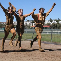 YAO-LA member Alison Oviedo ran in the mud with friends to celebrate graduation and raise money for Opportunity.