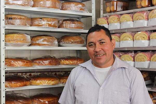 Jose at his bakery