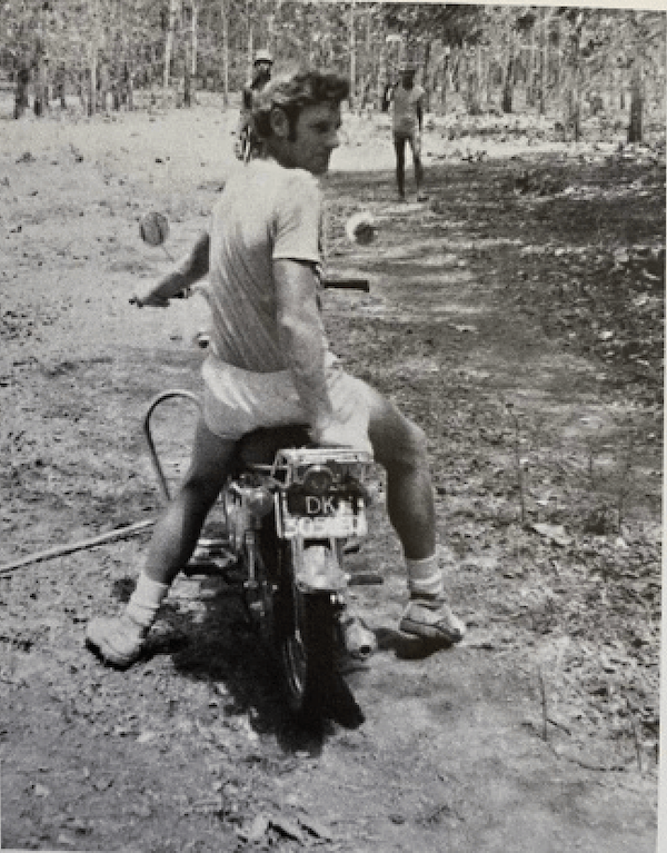 David in Indonesia in the 1970s