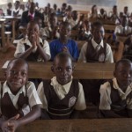 Students at the Maryhill School, Uganda