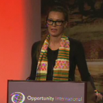 Philanthropist and actress Connie Nielsen, founder of the Human Needs Project (HNP).