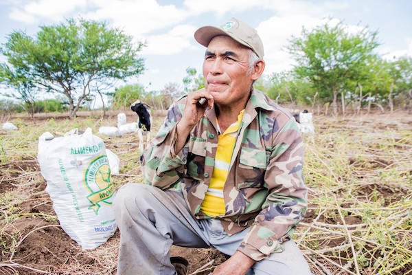 Jose Emiliano Urbina, Yucca farmer in Nicaragua